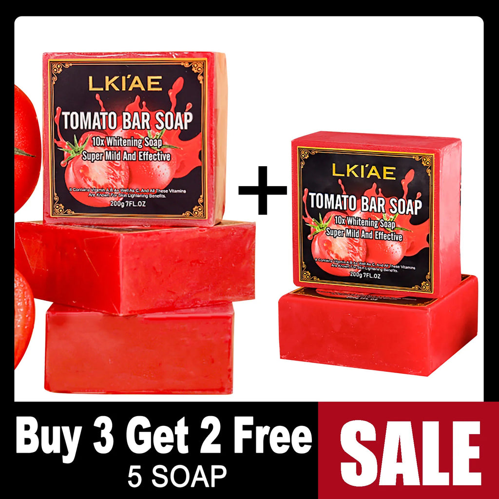AILKE Tomato Brightening Exfoliating Soap Bar 200g