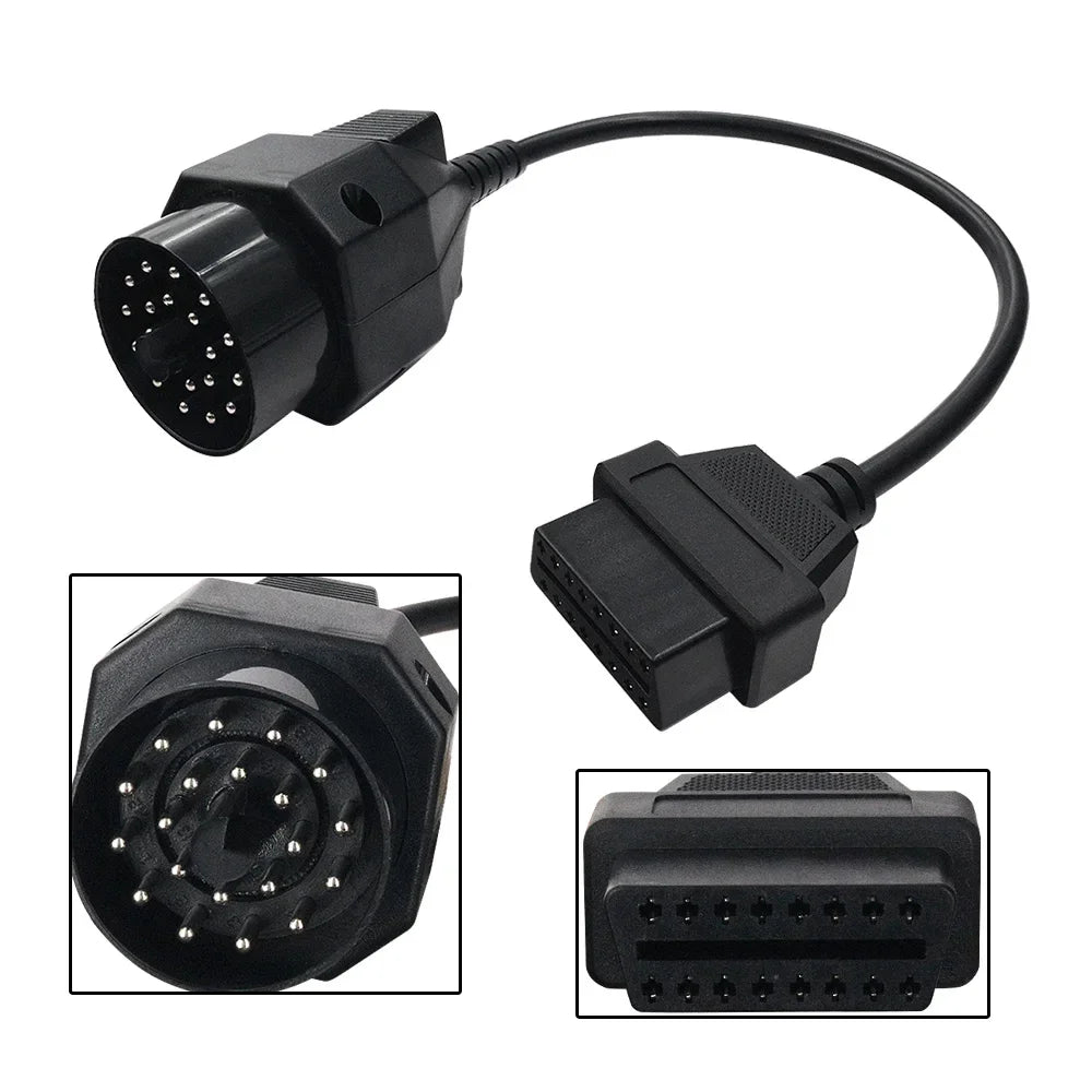 BMW 20-Pin to OBD2 16-Pin Adapter Cable – e36 e39 X5 Z3