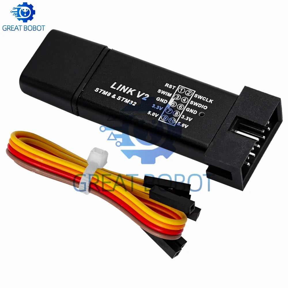 ST-Link V2 Mini STM8 STM32 Programmer with DuPont Cable