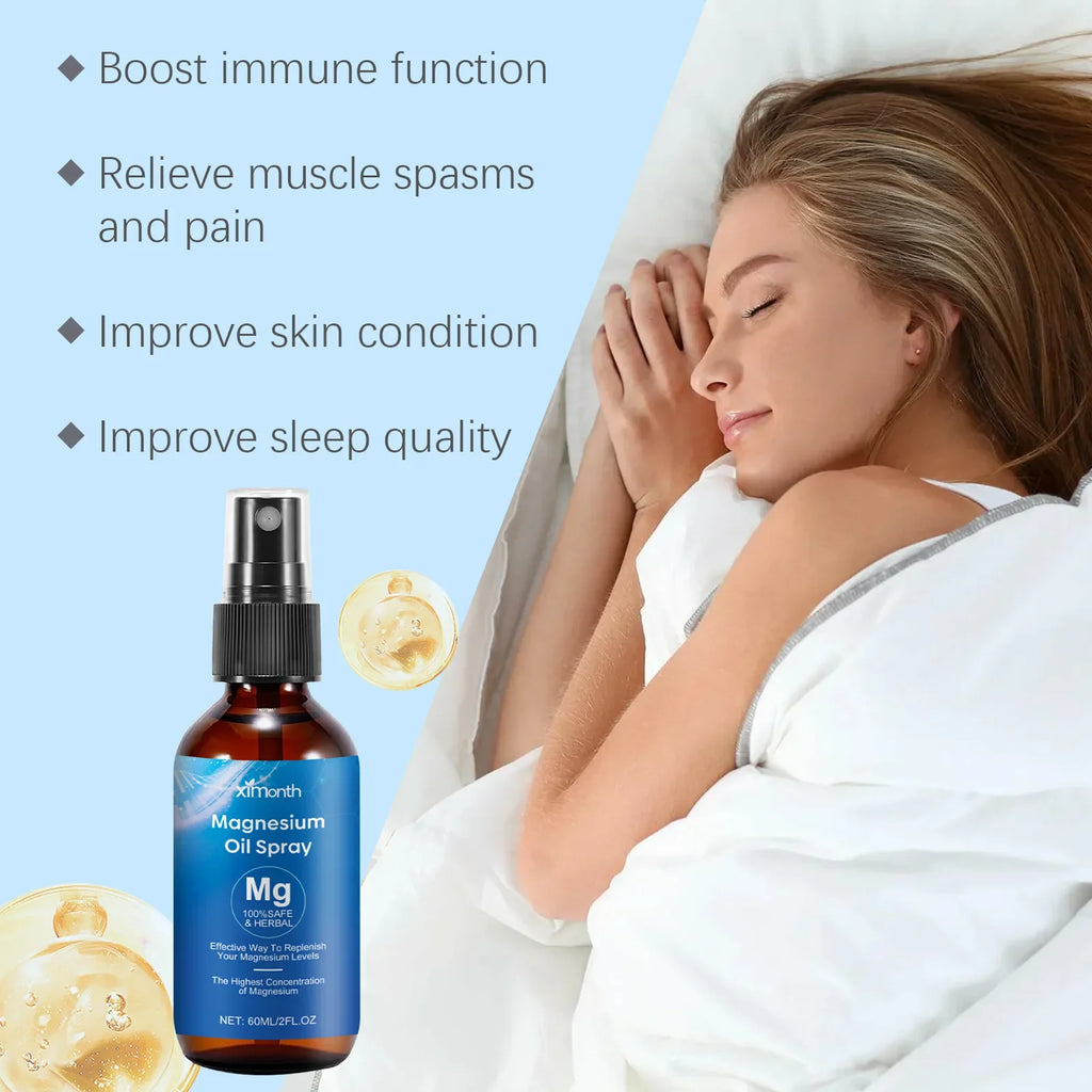 Ximonth Magnesium Oil Spray – Sleep, Muscle Pain & Skin