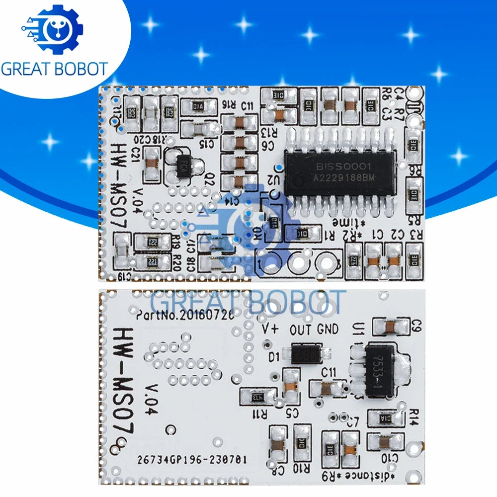 HW-MS07 Microwave Radar Motion Sensor Module | 5.8GHz
