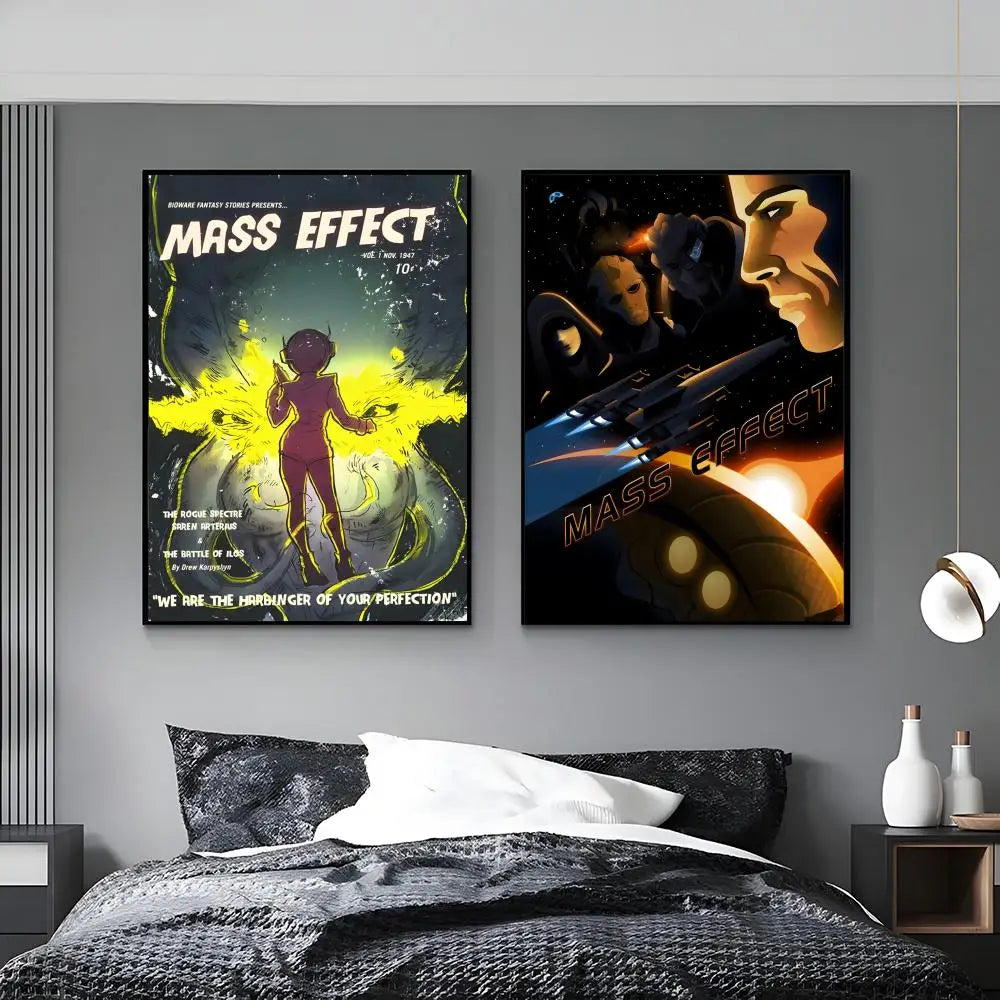 Mass Effect Legendary Edition HD Wall Poster | Gaming Decor