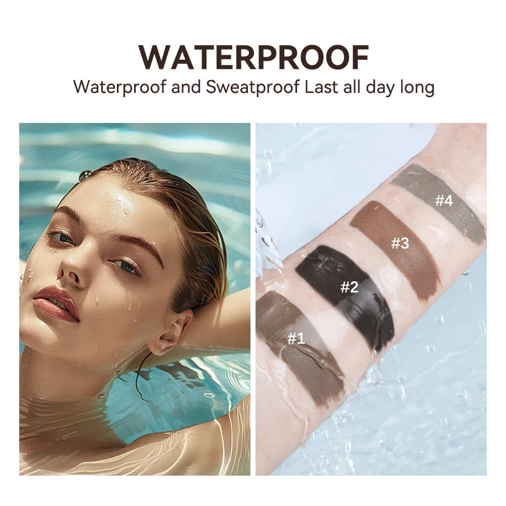 Lakerain 3D Waterproof Eyebrow Gel – 4 Colors, Long-Lasting