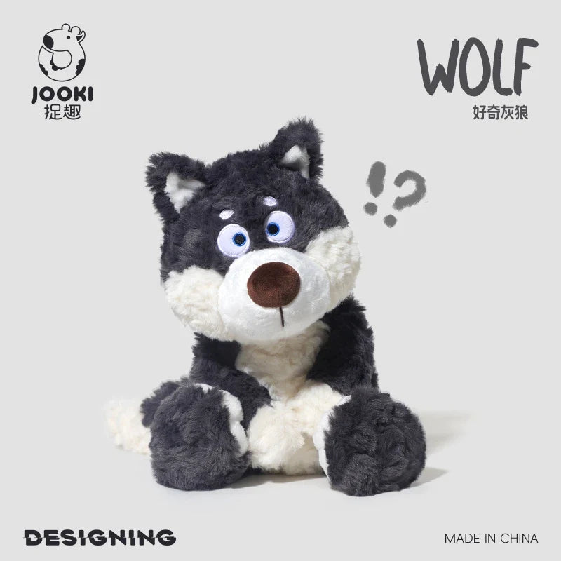 40cm Gray Wolf Stuffed Animal Plush Toy | Super Soft Gift