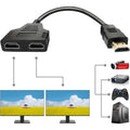 HD 1080P HDMI Splitter – 1 In 2 Out Dual Port Adapter Cable