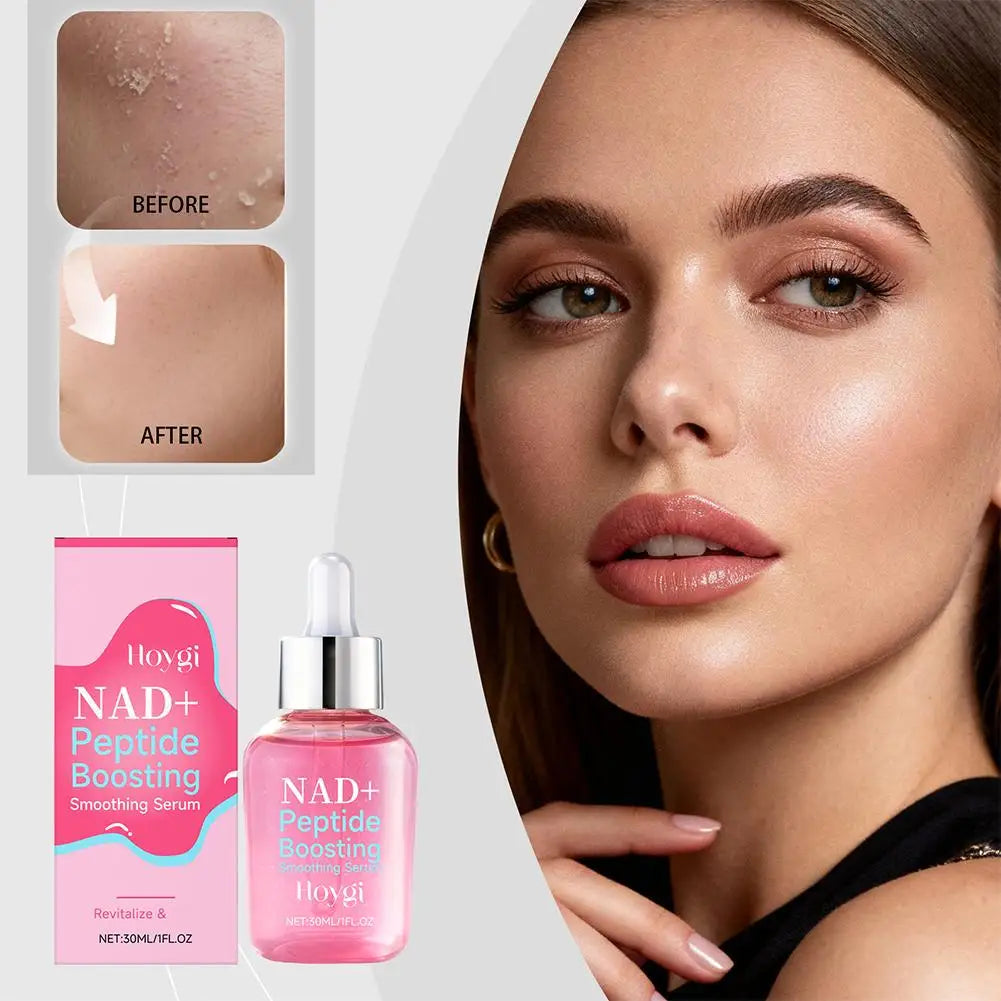 NAD+ Peptide Face Serum – Hyaluronic Acid Brightening Glow