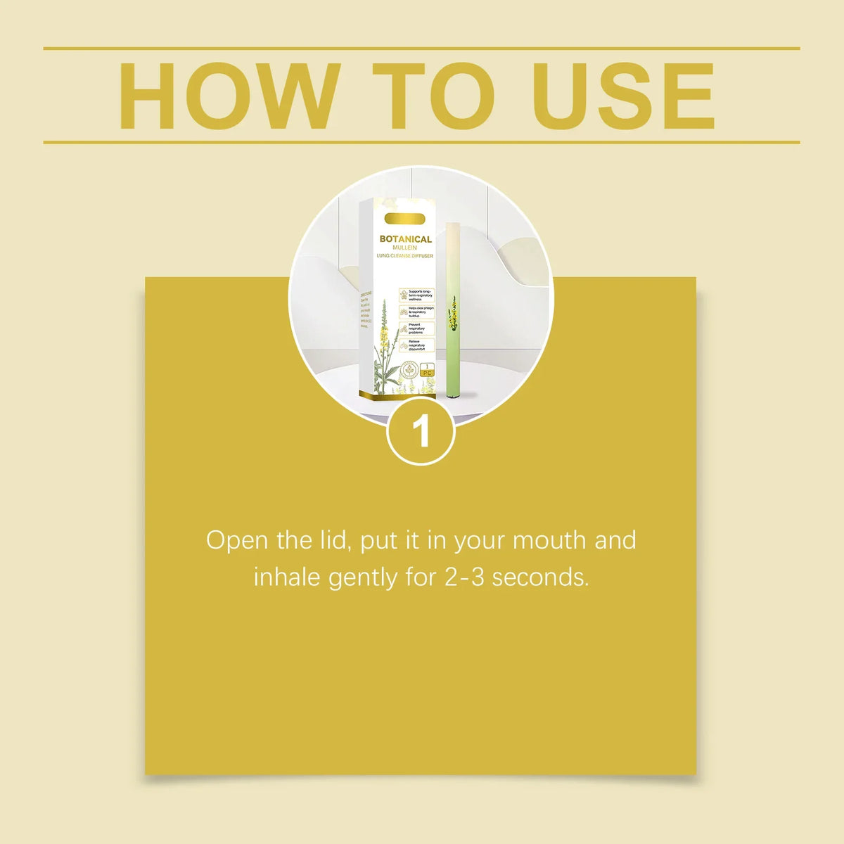 Herbal Nasal Inhaler Stick – Cooling Mint, Rosemary & Castor Oil