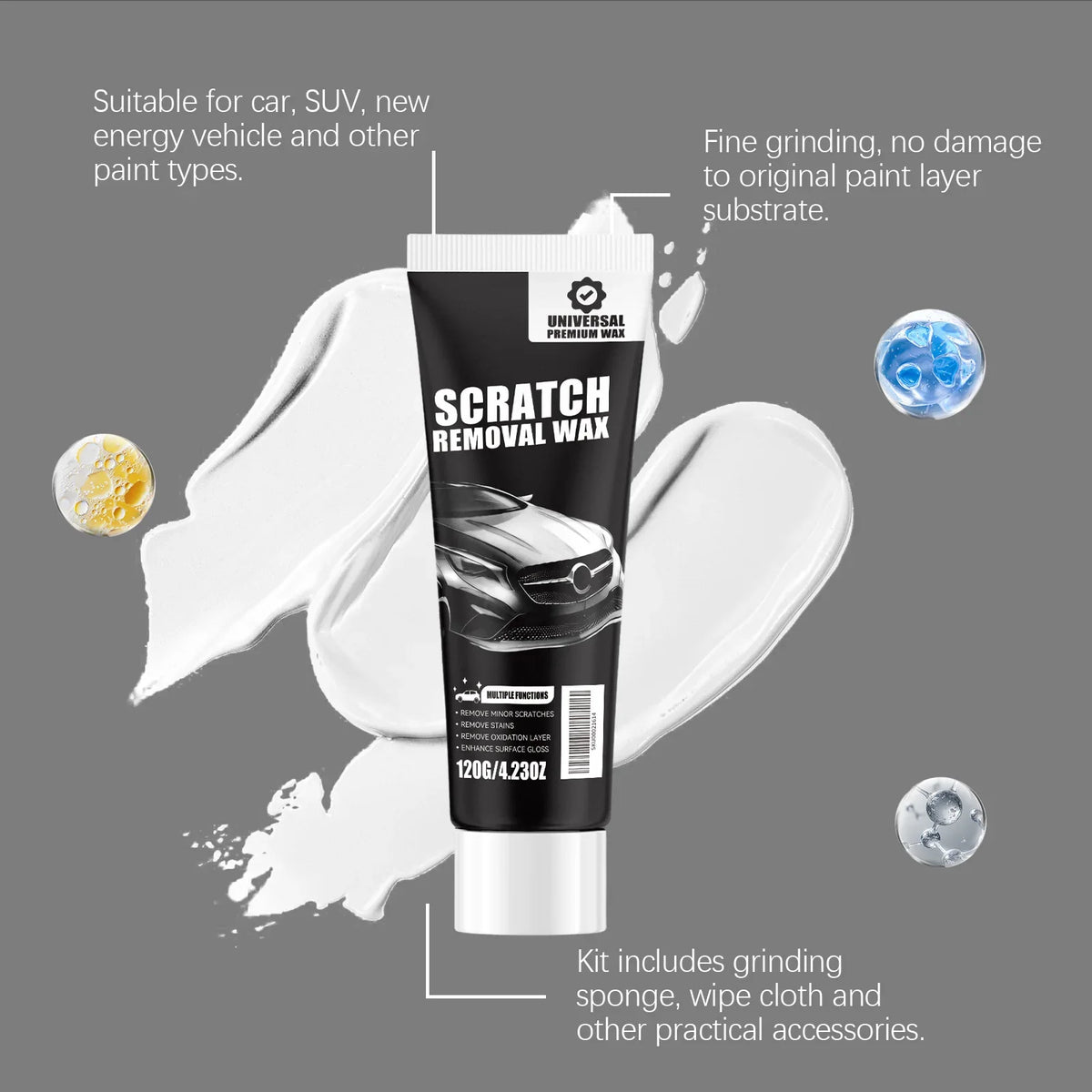 Car Scratch Repair Kit – Polish, Shine & Paint Protection