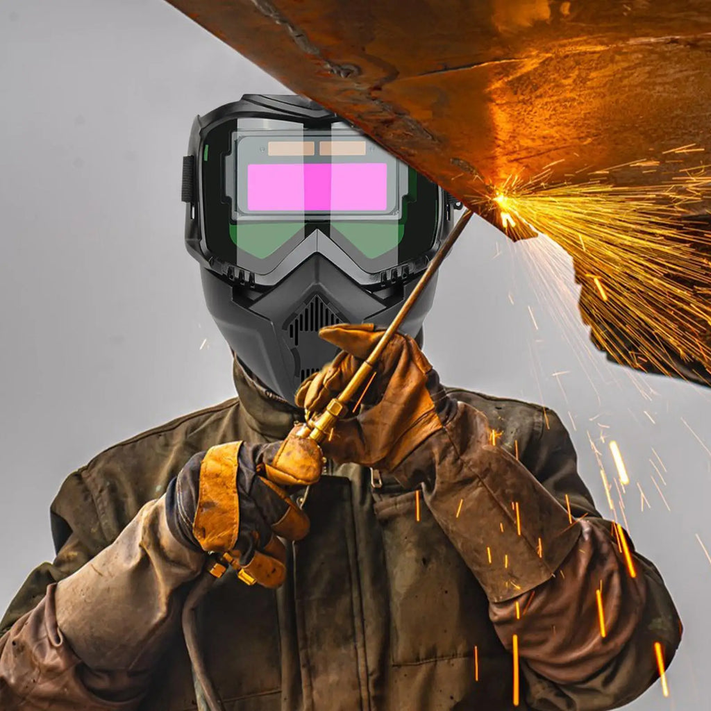 Auto Darkening Welding Helmet Detachable Protector Protective Shield