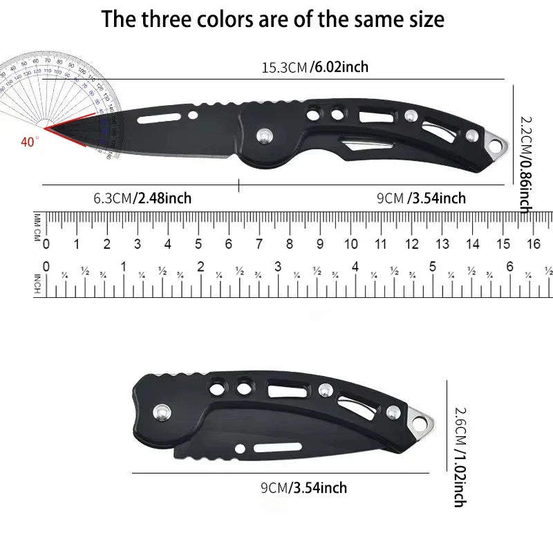 Portable Folding Knife – Stainless Steel Camping Survival Tool