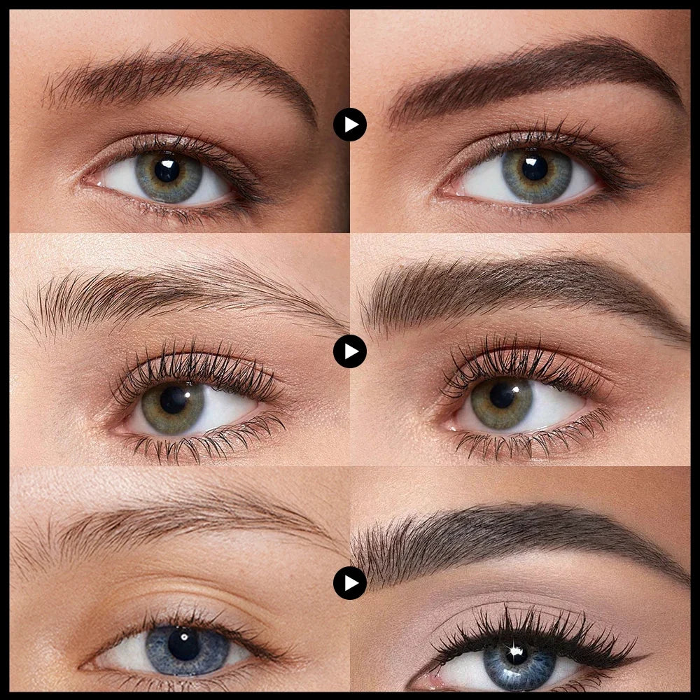 Lakerain Triangle Eyebrow Pencil – Waterproof Auto-Rotating 3 Colors