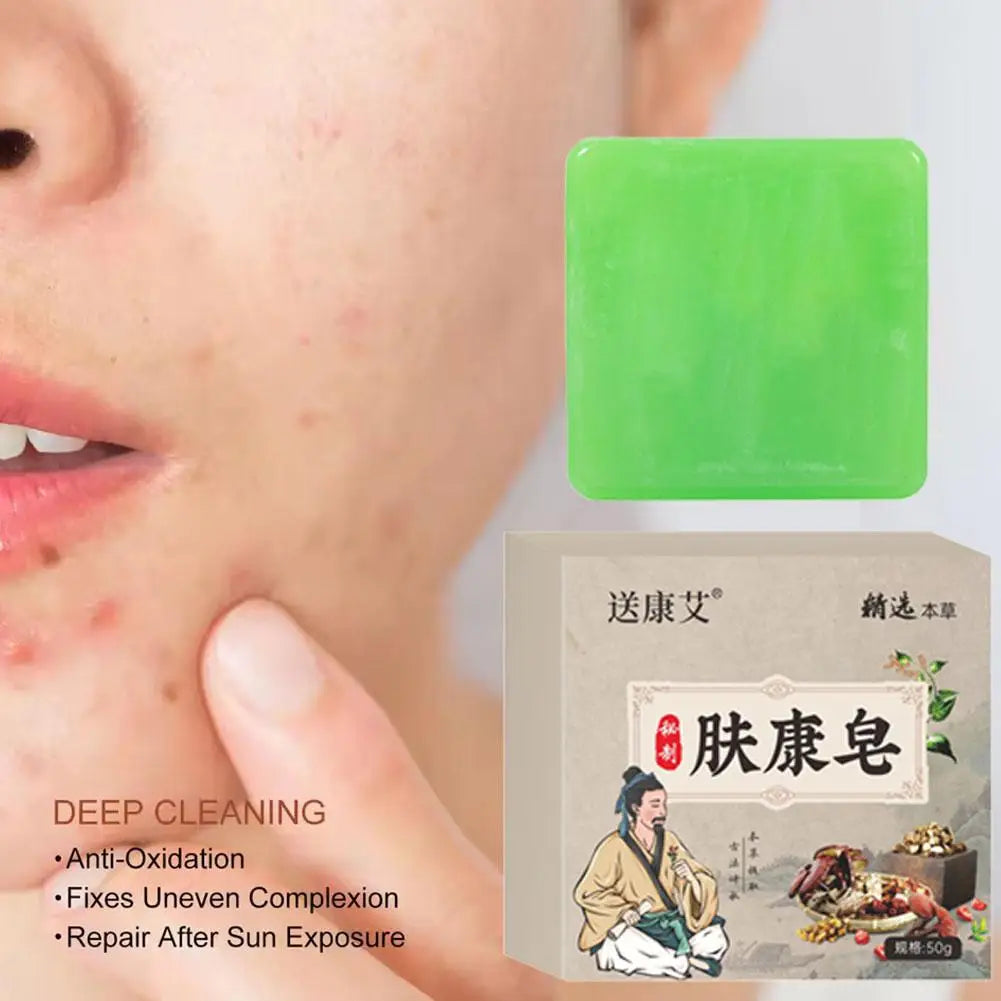 Relieve Acne Eliminate Body Odor Oil Soap Bar Face Natural Skin