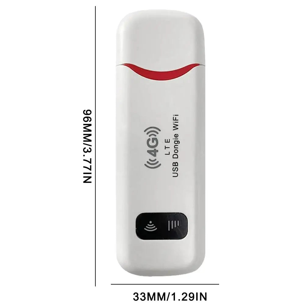 4G LTE USB Pocket WiFi Router 150Mbps | SIM Card Hotspot