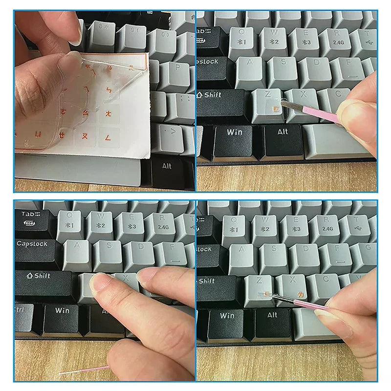 Korean Language Tear-off Film Keyboard Sticker Desktop Laptop Key