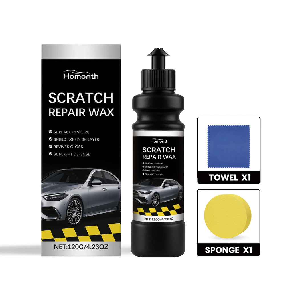 Homonth Car Scratch Repair Wax Kit | Polish & UV Protection
