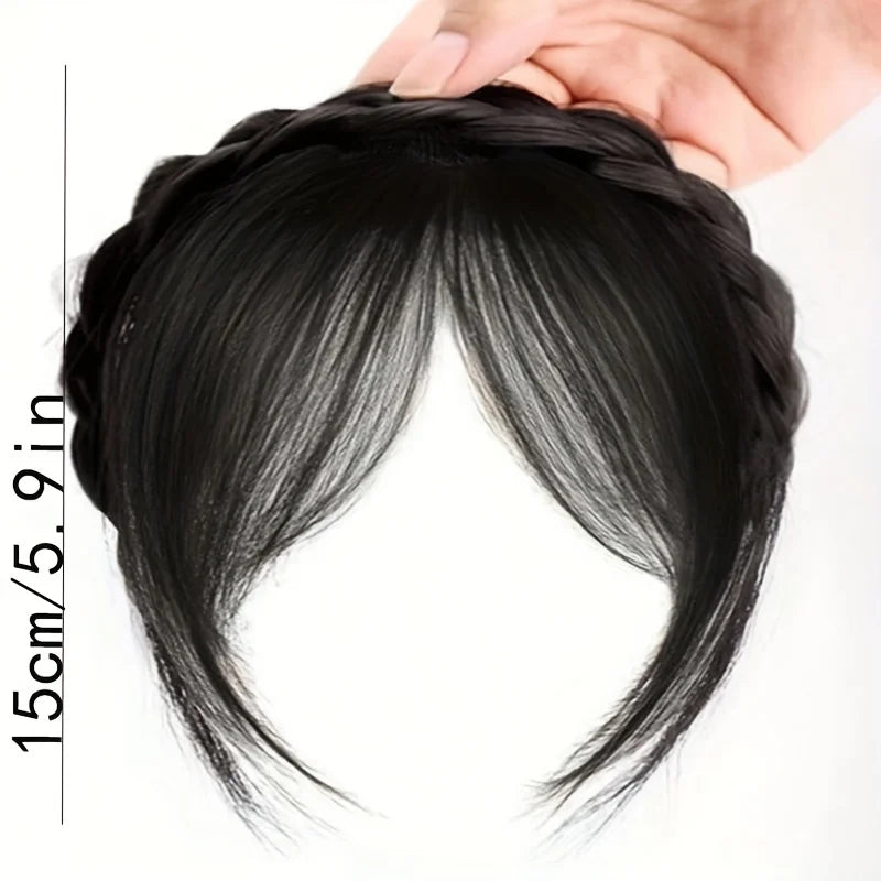 Vintage Braided Wig Headband – Women's Multifunctional Hairband