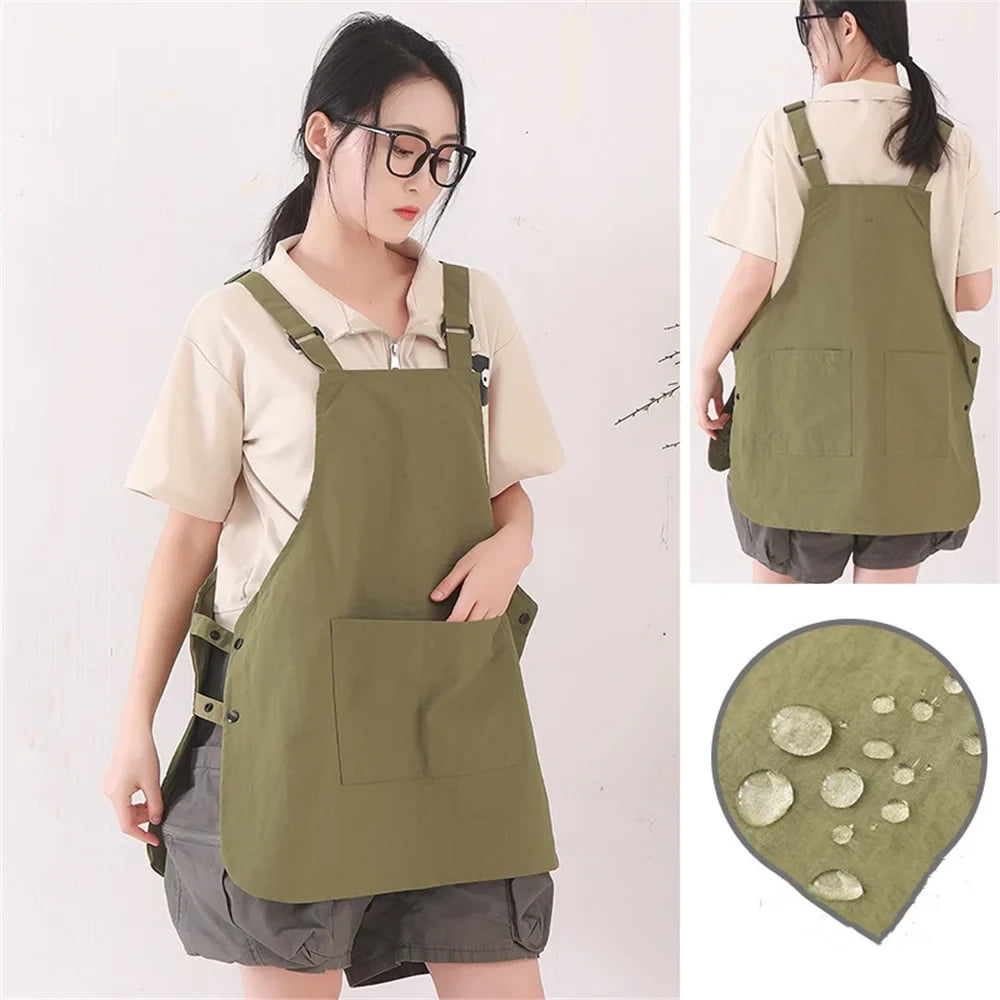 Japanese Waterproof Outdoor Barber Coffee Shop Catering Workwear