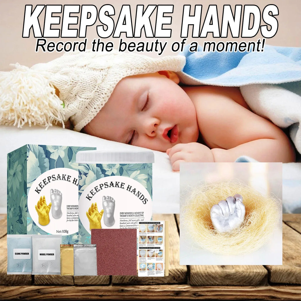 Baby 3D Hand & Foot Clone Mold Powder Set – Keepsake Gift