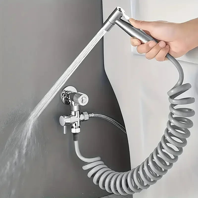 High-Pressure Handheld Shower Set | Self-Cleaning Nozzle