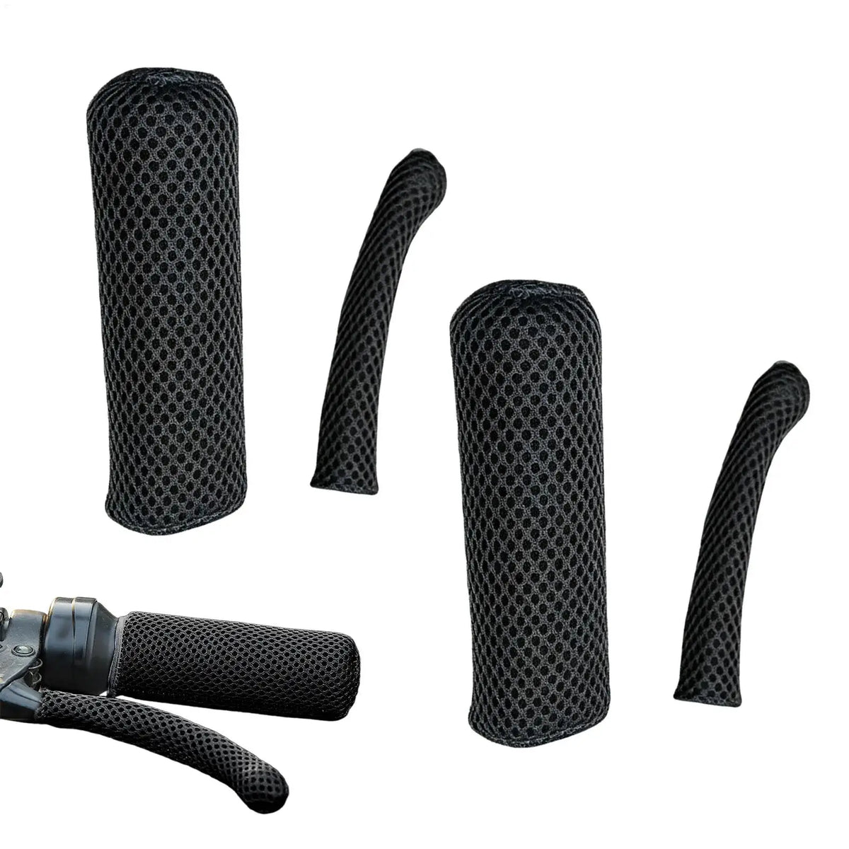 Ice Silk Motorcycle Handle Grip Cover – Non-Slip Breathable Sleeve