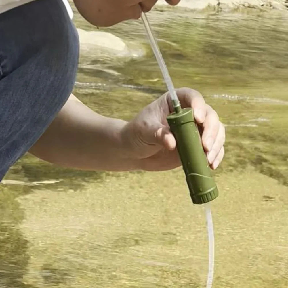 Portable Camping Water Filter Straw | Survival Water Purifier
