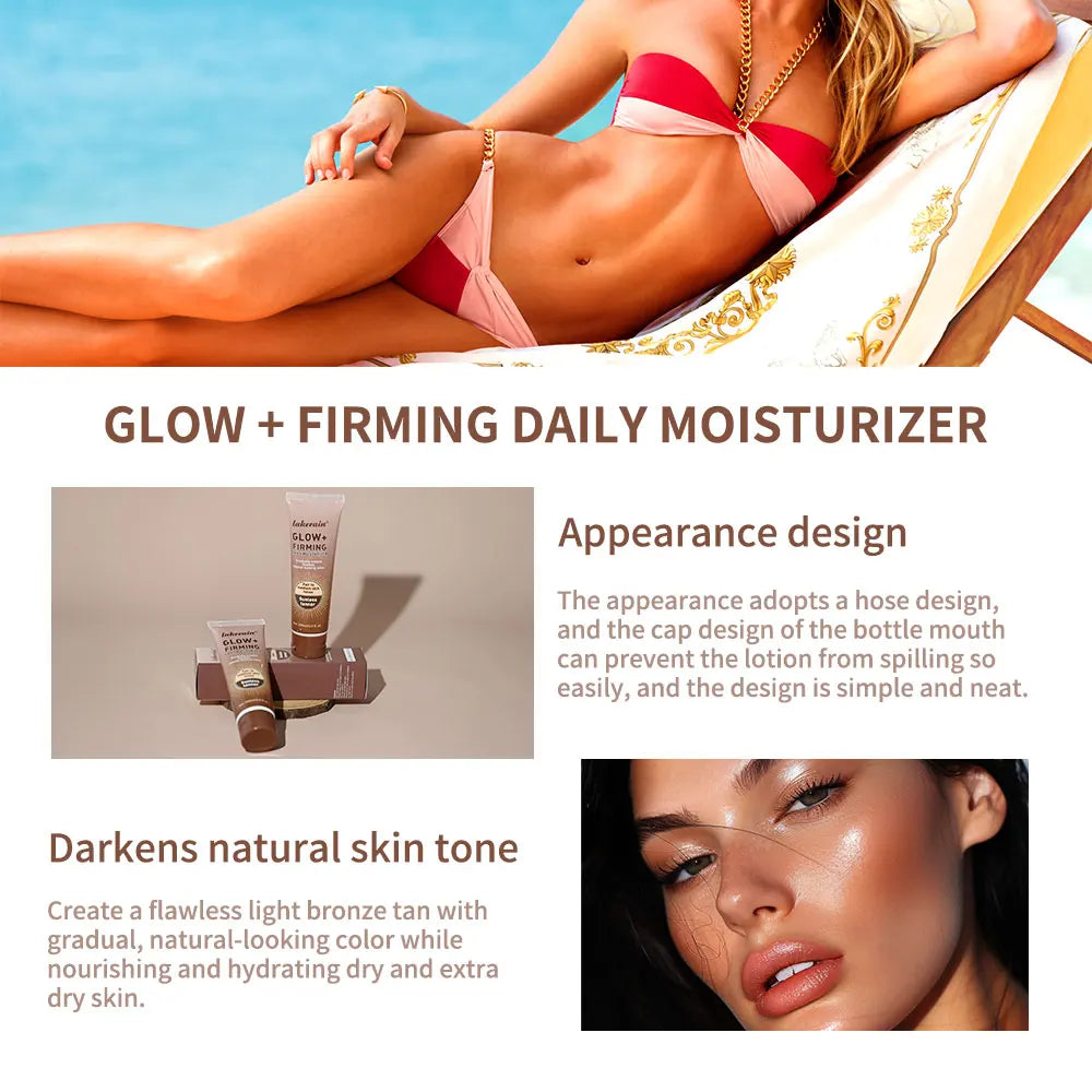 Lakerain Gradual Self Tanner Lotion – Streak-Free Sunless Tan