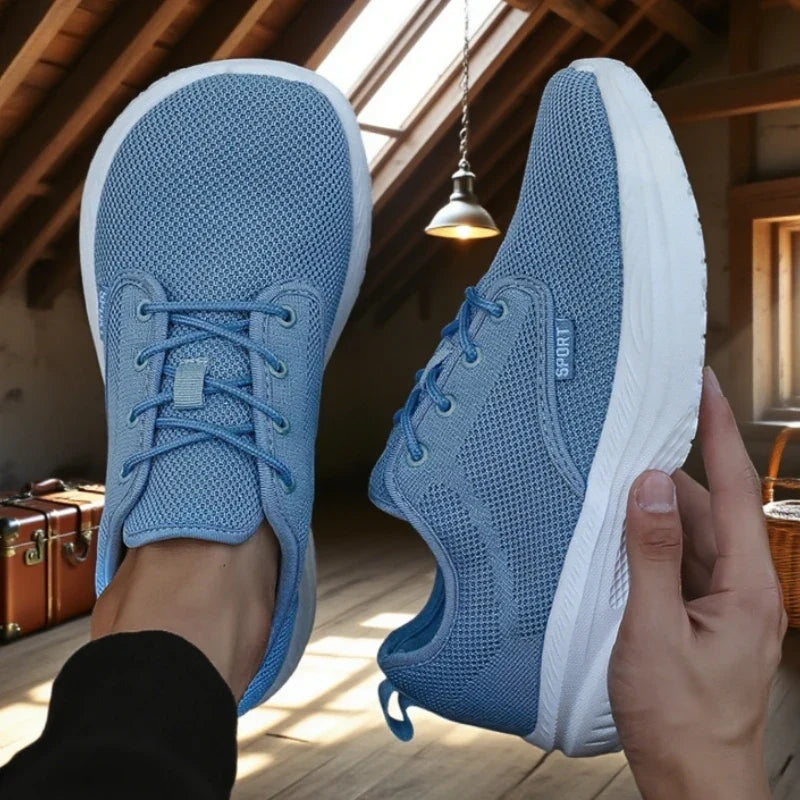 ZULIWAGN Wide Fit Breathable Running Sneakers | Soft Sole