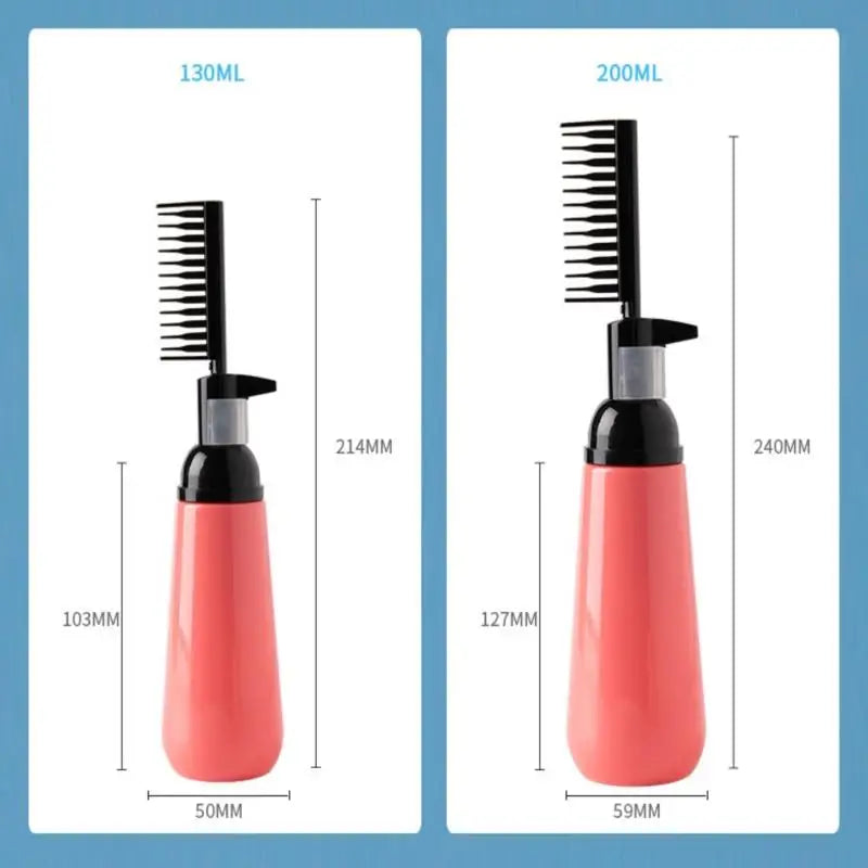 Hair Dye Applicator Bottle with Comb | Salon Coloring Tool