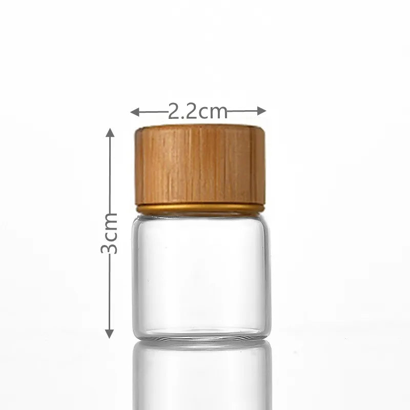 Mini Small Glass Bottles Cork Stopper Jars Tiny Wedding Vials Message