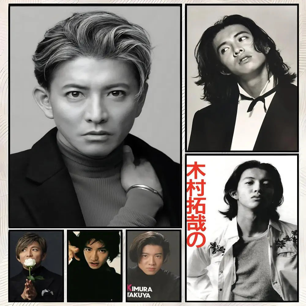 Takuya Kimura HD Wall Art Poster – Self-Stick Waterproof