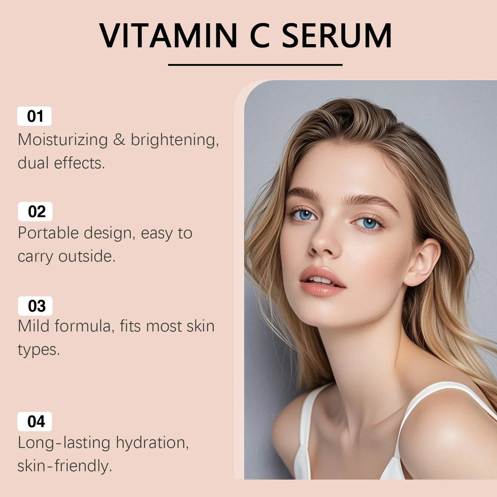 Vitamin C Face Serum – Hyaluronic Acid, Aloe & Dark Spot