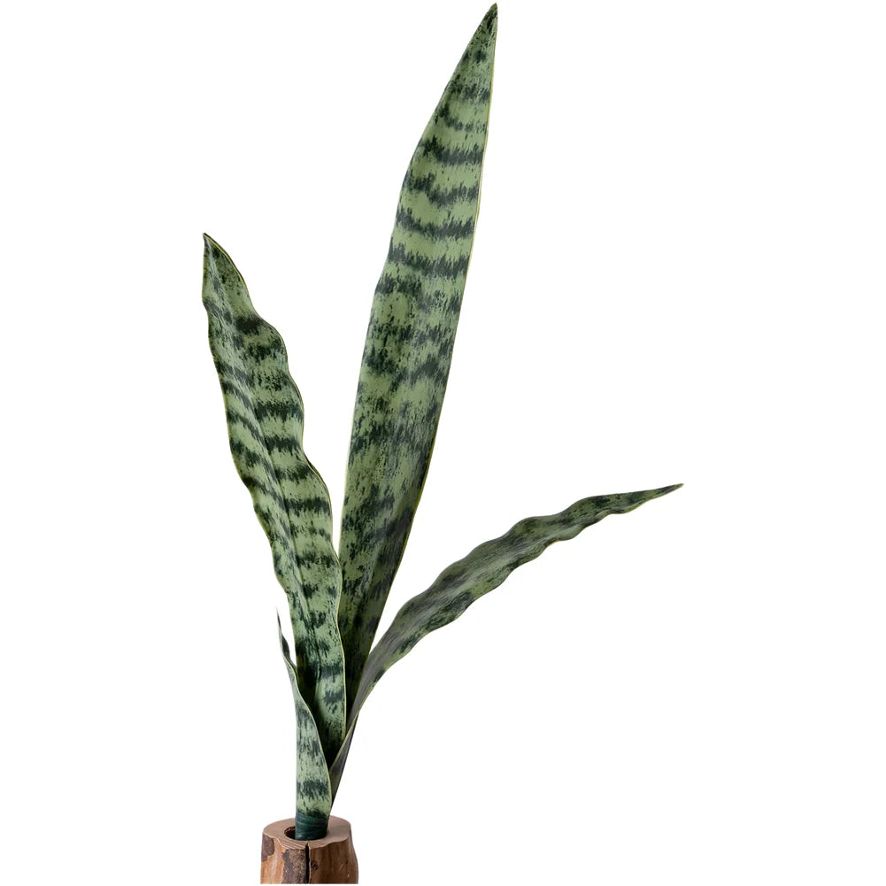 Artificial PVC Snake Plant Fake Green Plants Low-maintenance Home