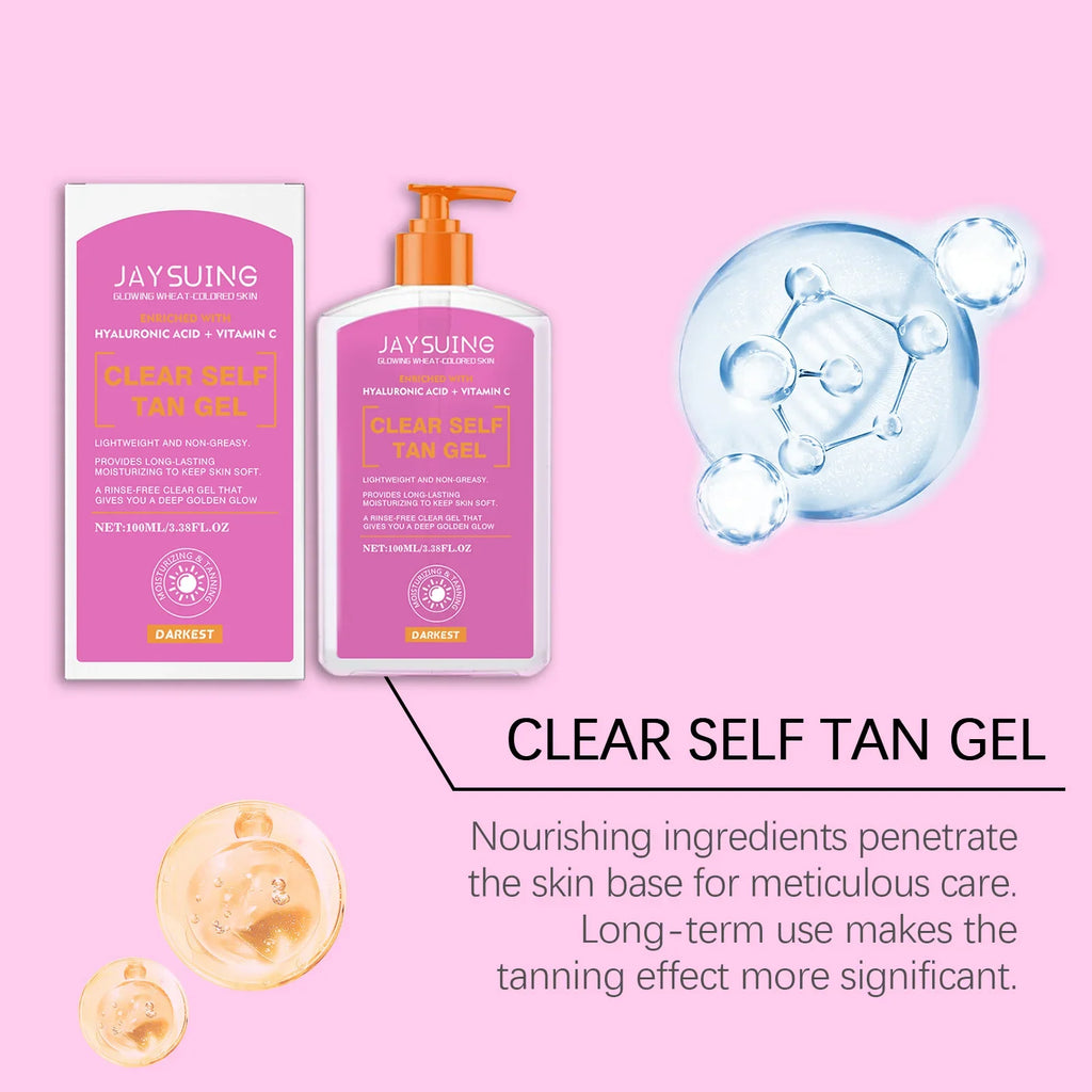 Jaysuing Self-Tanning Gel – Moisturizing Bronze Glow 100ml