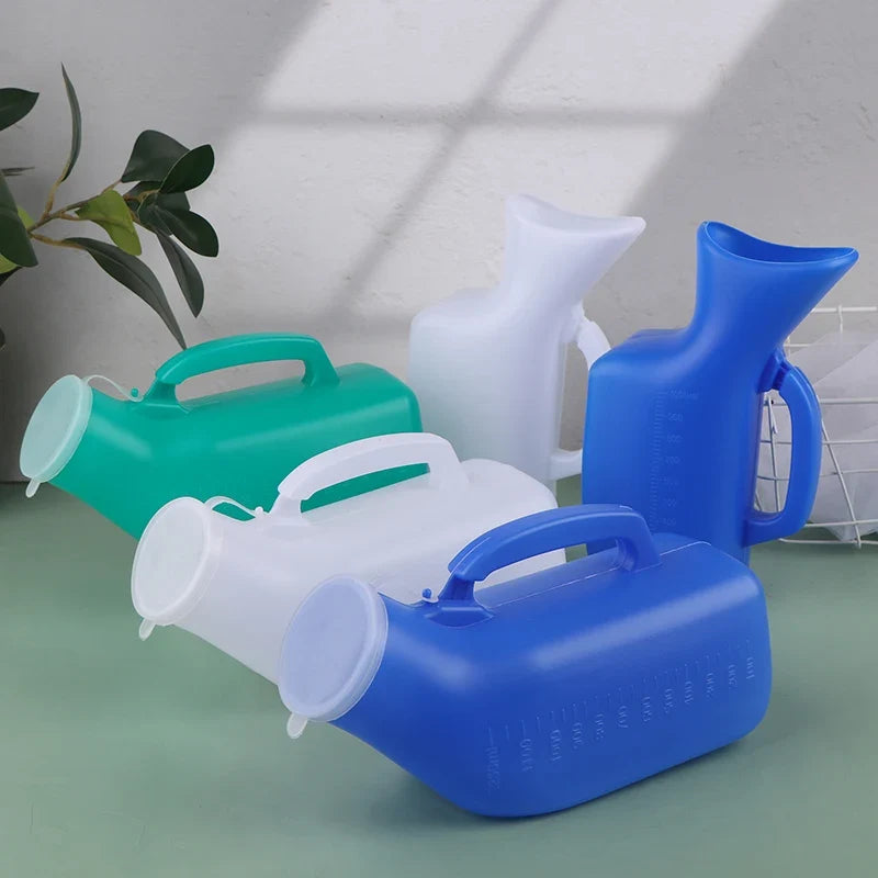 Portable Urinal Bottle 1000/1200ml – Plastic Pee Bottle with Lid