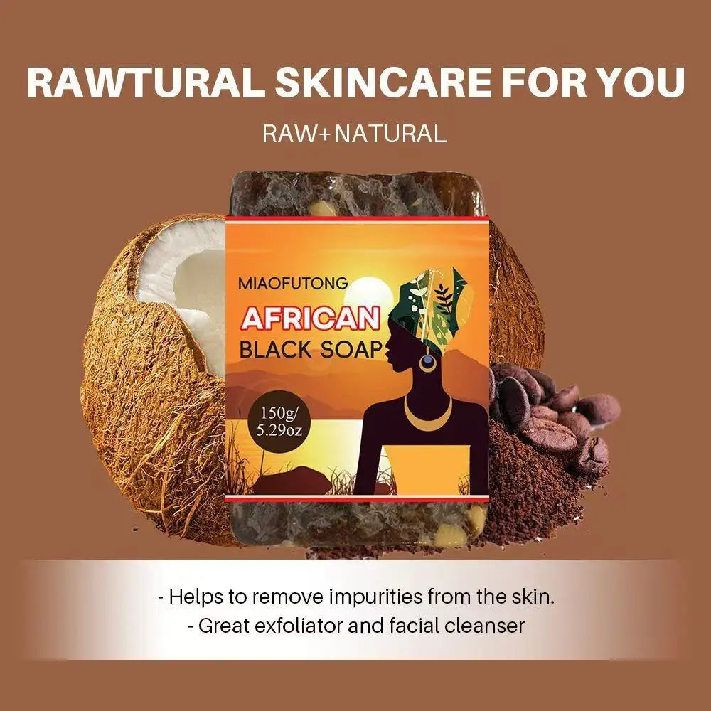 African Black Soap – Handmade Essential Oil Bar, All Skin Types