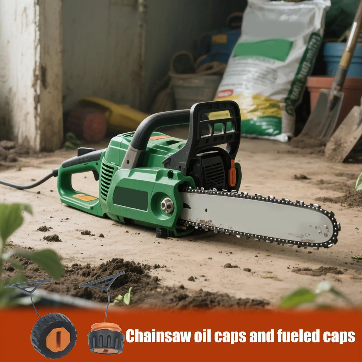 Chainsaw Oil Tank Cap – Knob-Design Leak-Proof ABS Replacement