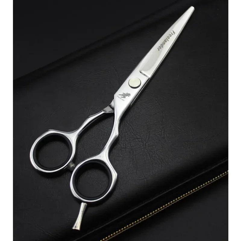 5.5" Professional Black Thinning Hair Scissors | Barber Shears