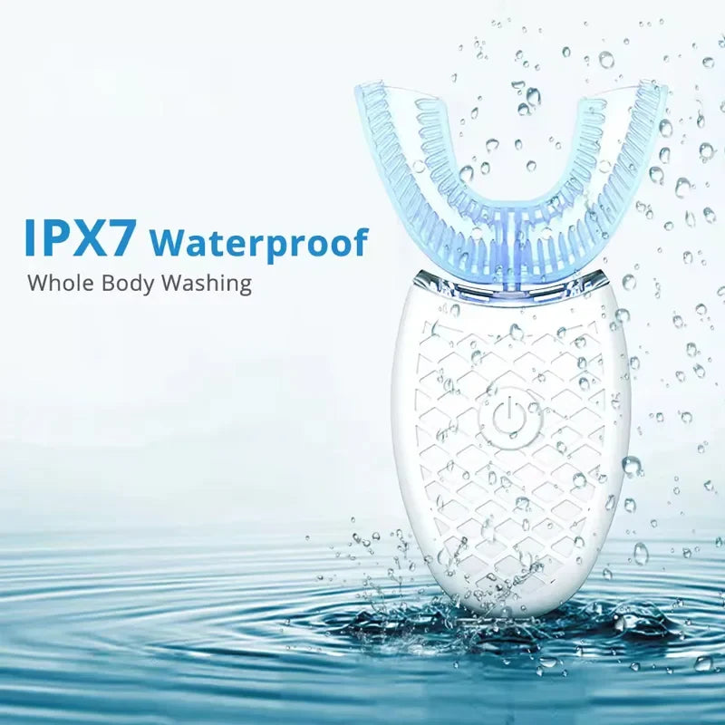 U-Shaped Electric Toothbrush – 360° Hands-Free Whitening