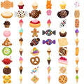 54-Piece Waterproof Temporary Tattoo Stickers – Fun Body Art