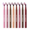 Lakerain Waterproof Lip Liner Pen – Ballpoint Felt Tip, 8 Shades