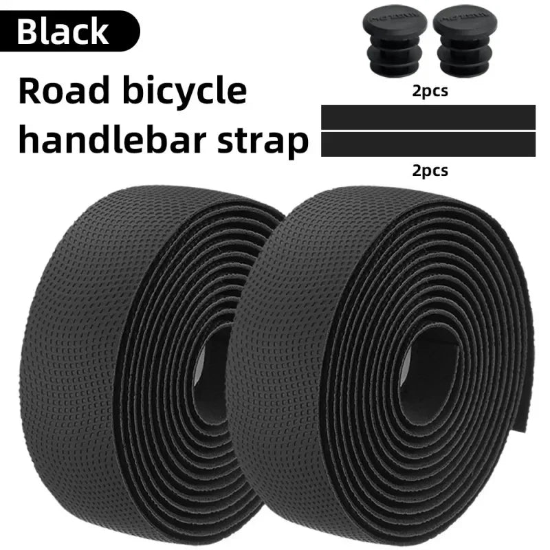 MOTSUV Road Bike Bar Tape – Non-Slip Silicone PU EVA Drop Bar Wrap
