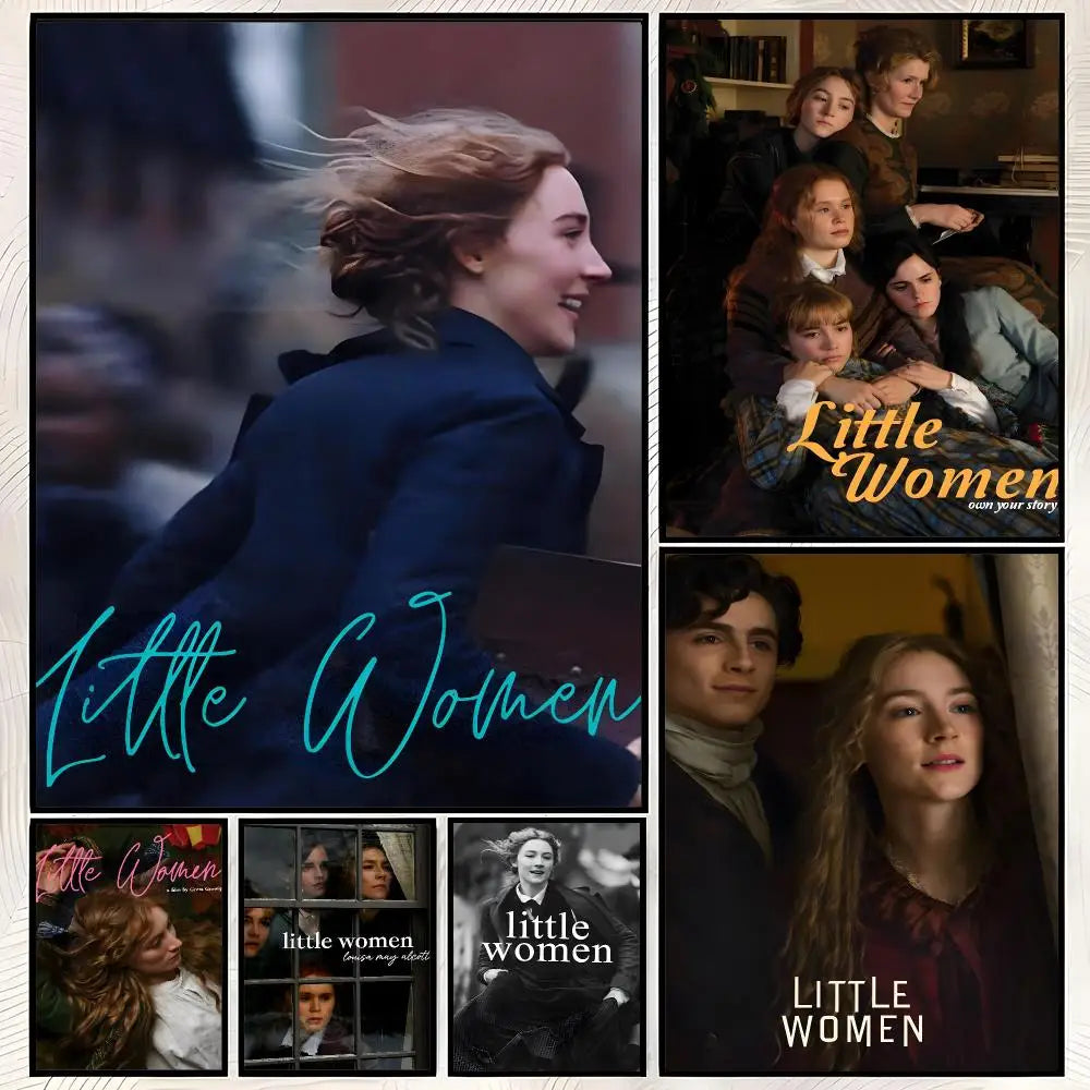 Little Women Movie Poster – Self-Stick HD Waterproof Wall Art