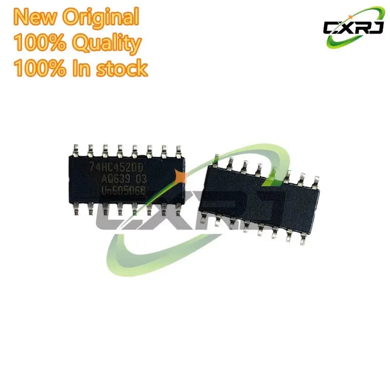 74HC4520D SOP16 Dual Binary Counter IC Chips – 5 Pack