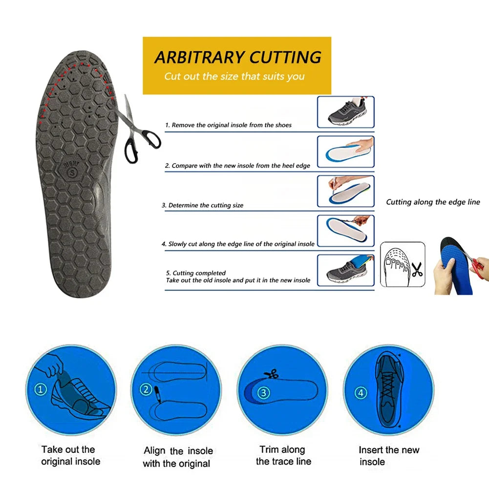 Magnetic Acupressure Shoe Insoles | Reflexology Foot Massage