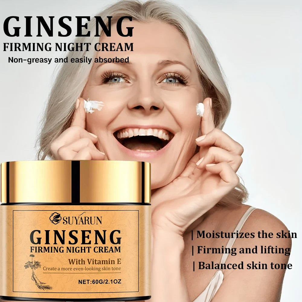 SUYARUN Ginseng Firming Night Cream – Retinol Anti-Aging
