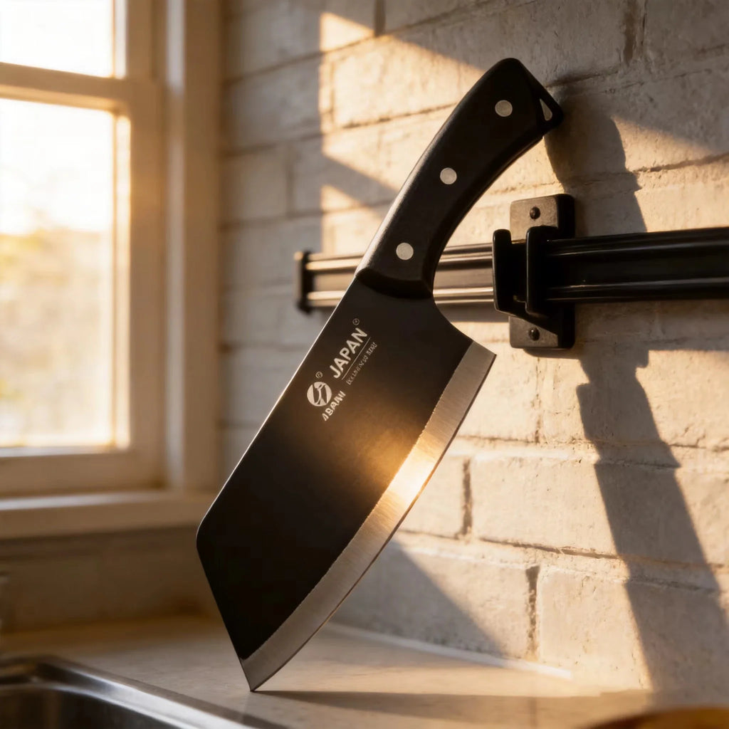 2-Pc Stainless Steel Chinese Chef & Cleaver Knife Set
