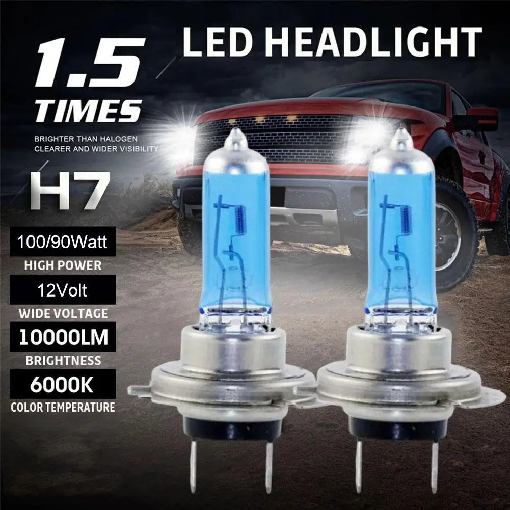 Lamp Light Effect Hid 12v Bulb Car Lamps H7 LED 100W 6000K Xenon