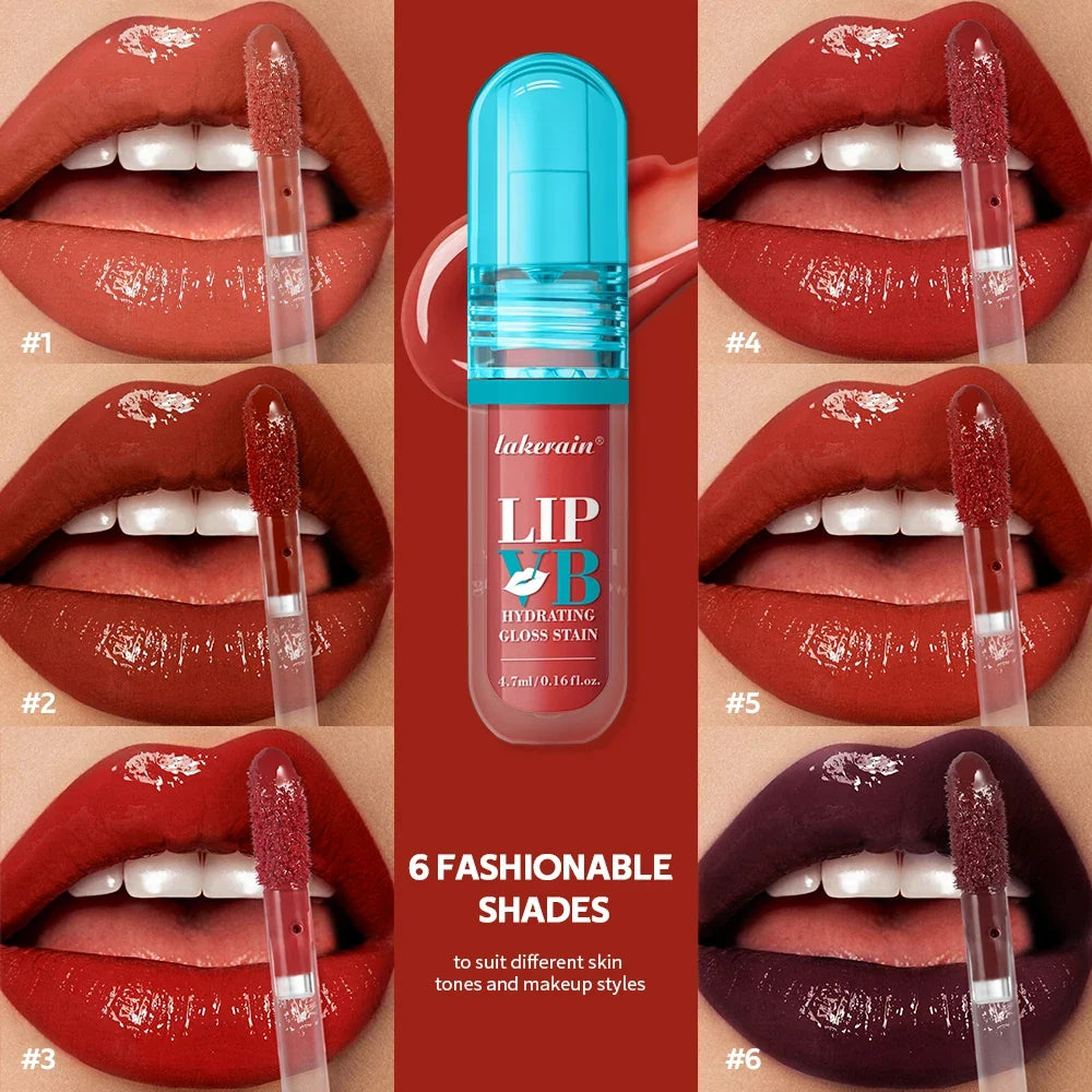 LIP VB Hydrating Gloss Stain – 12Hr Long-Lasting Glossy Lip