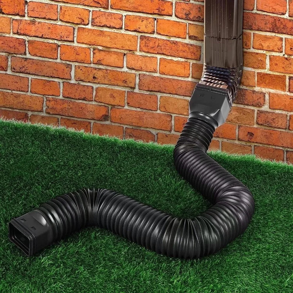 Retractable Rain Gutter Downspout Extensions Screws Rainwater