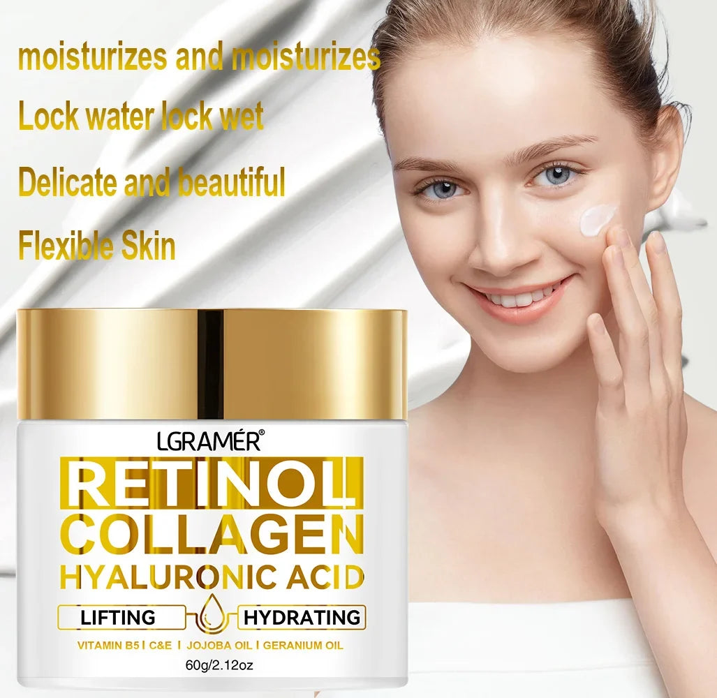 REAROYA Retinol Anti-Aging Face Cream – Hyaluronic Acid 30/60ml